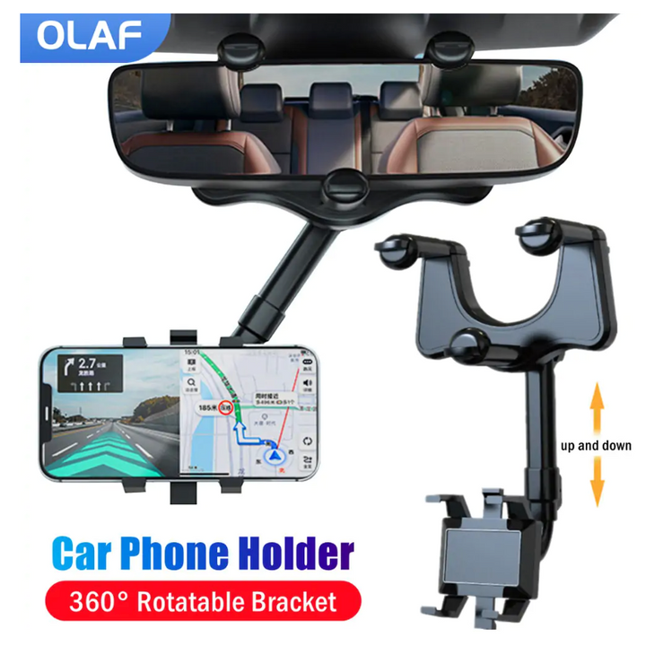 360° Roterbar Smarttelefon Bilhållare